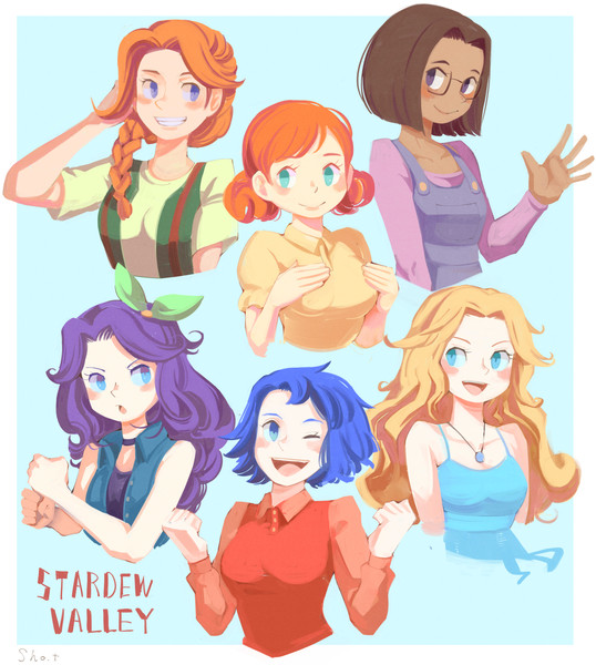 スターデューバレーのラフイラスト 女の子 Sho T ショウ さんのイラスト ニコニコ静画 イラスト