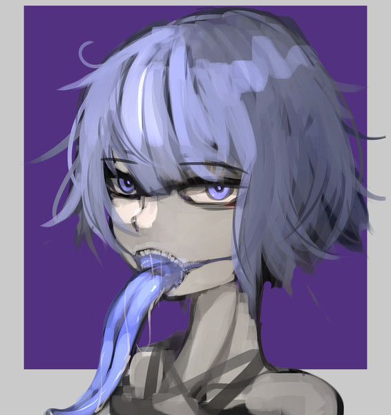 舌が長い女の子 エンダホーロ さんのイラスト ニコニコ静画 イラスト