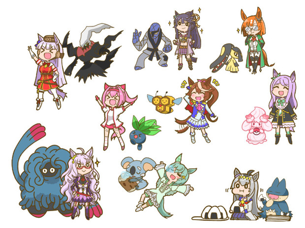 ウマ娘とポケモン エビドー さんのイラスト ニコニコ静画 イラスト
