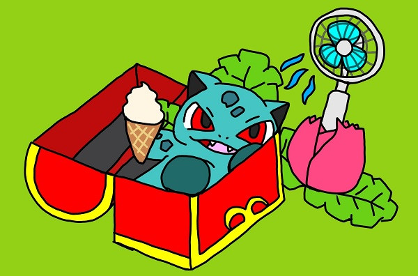 箱のなかのフシギソウの夏の過ごし方 ヨモハマチ 絵の練習 さんのイラスト ニコニコ静画 イラスト