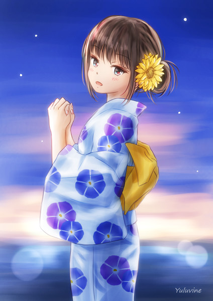 浴衣の女の子 アルノファ さんのイラスト ニコニコ静画 イラスト