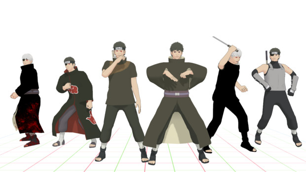 Mmdナルト うちはシスイ モデル配布 セト さんのイラスト ニコニコ静画 イラスト