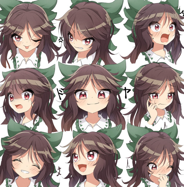 表情つめ