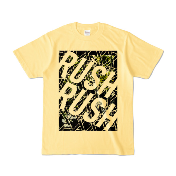 Tシャツ | ライトイエロー | RUSH_RUSH∞夏