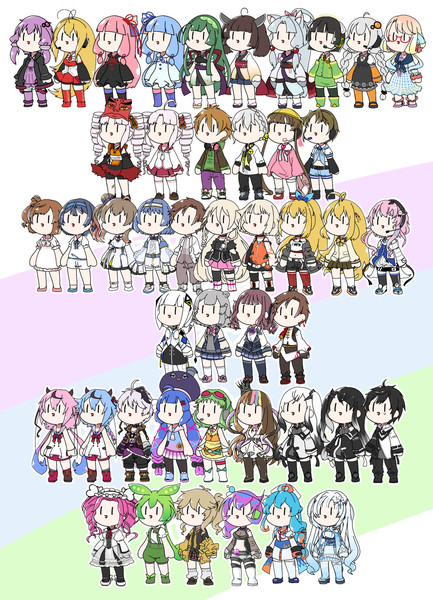 気の抜けた立ち絵シリーズ一覧 Aik アイク さんのイラスト ニコニコ静画 イラスト