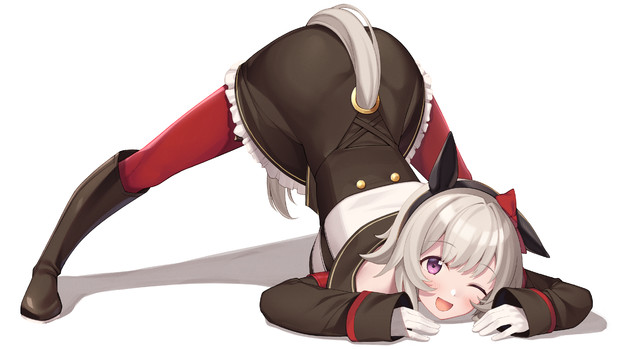 見て見てーウマッターで流行りのポーズ あはっ お兄ちゃん顔真っ赤ー ぱるとねる さんのイラスト ニコニコ静画 イラスト