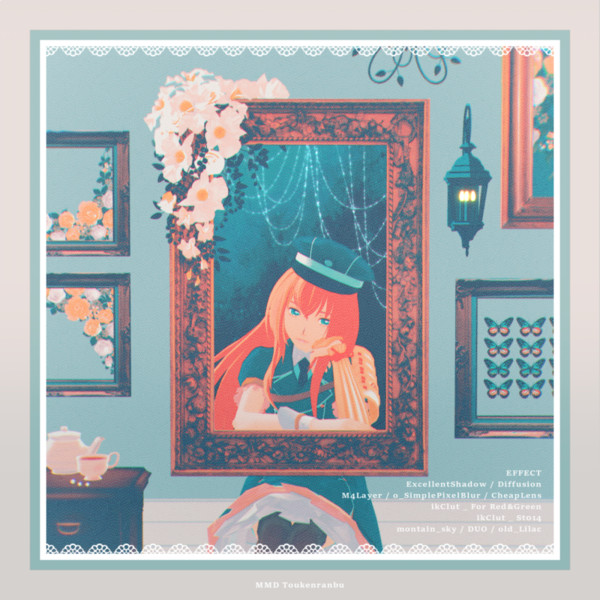 花と額縁 U さんのイラスト ニコニコ静画 イラスト