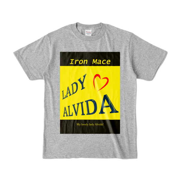 Tシャツ | 杢グレー | Alvida_Yellow☆Kiss
