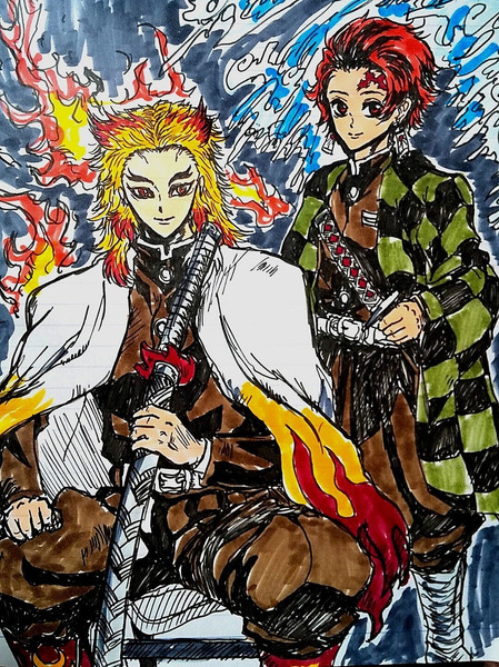 無限列車編 武内まさる さんのイラスト ニコニコ静画 イラスト