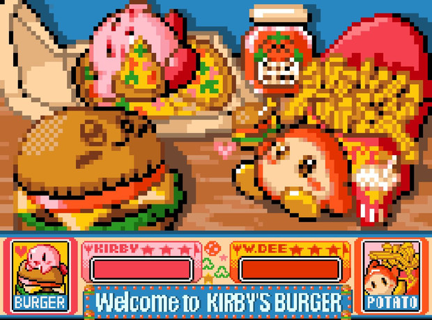 【ドット絵】カービィBURGER【星のカービィ】