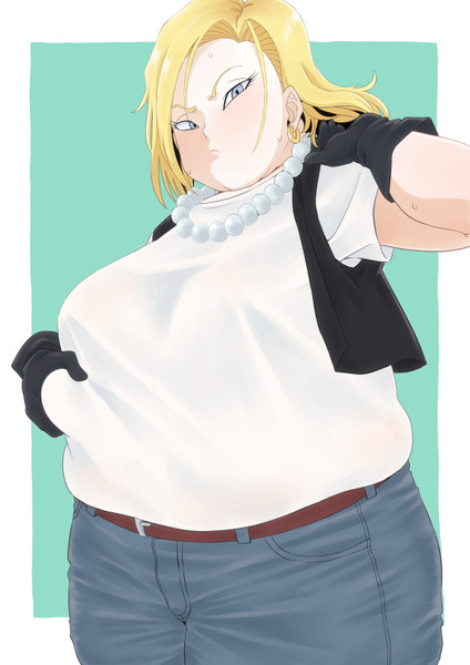 幸せ太り 人造人間ちゃん ミズカネ さんのイラスト ニコニコ静画 イラスト