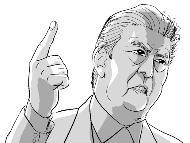 トランプのモノマネする安倍晋三 チョコケーキ さんのイラスト ニコニコ静画 イラスト