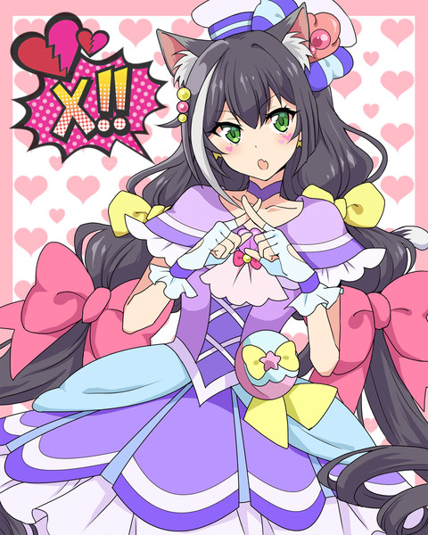 プリキュアの衣装を着たキャルちゃん 雅己 まさこ さんのイラスト ニコニコ静画 イラスト