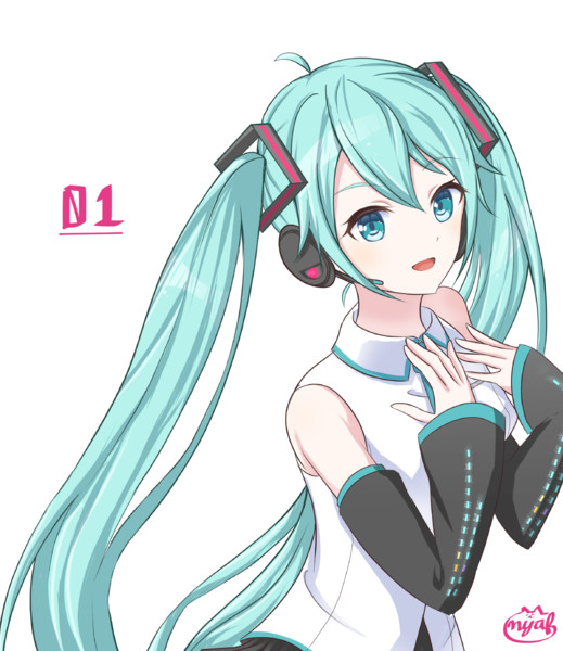 初音ミクちゃん にゃふ さんのイラスト ニコニコ静画 イラスト