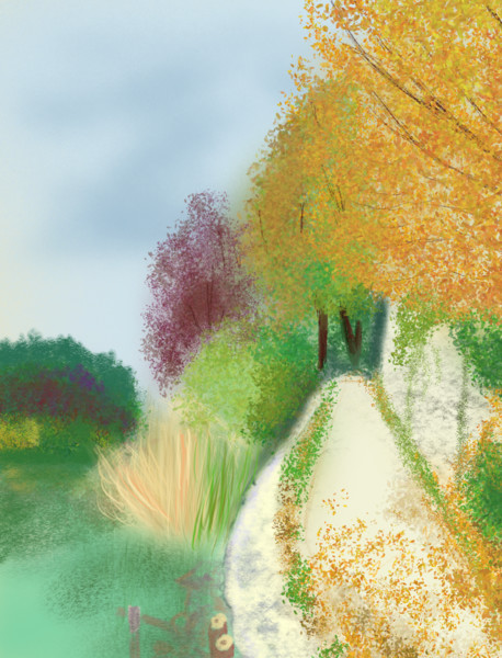 或る湖畔の風景 秋 Apco さんのイラスト ニコニコ静画 イラスト