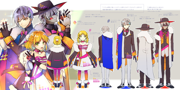 ルルカ アダム 13 お祝いムード 衣装 シロ 白原人 さんのイラスト ニコニコ静画 イラスト