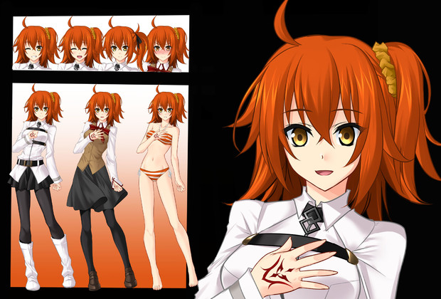 立ち絵風 Fgo 藤丸立香 女 Yustinos さんのイラスト ニコニコ静画 イラスト