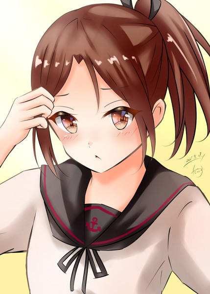 ちょっと おでこ出してそのままキープで だっくす さんのイラスト ニコニコ静画 イラスト