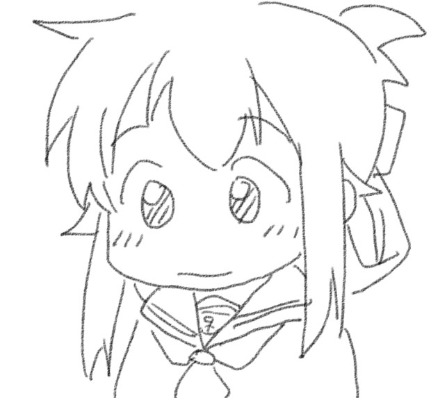 少ない線でどれだけかわいく描けるか選手権 ざつ さんのイラスト ニコニコ静画 イラスト