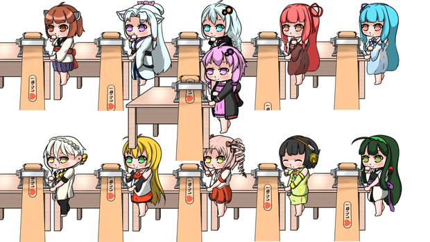 ぬるぬる動くいいね素材 いいね製麺ボイロシリーズ あいくろう さんのイラスト ニコニコ静画 イラスト