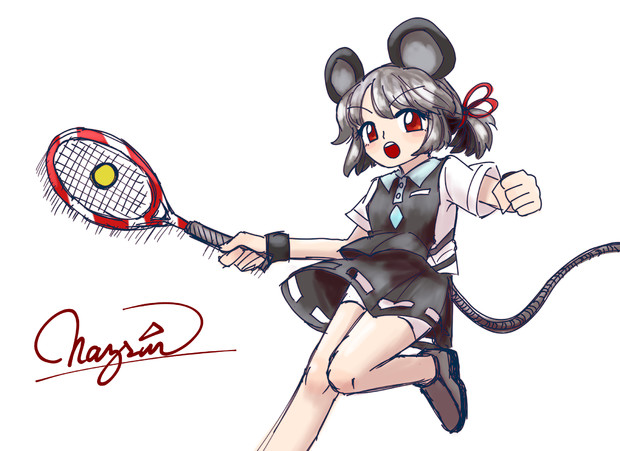 スポーツの秋ナズーリン 軒崎風林 さんのイラスト ニコニコ静画 イラスト