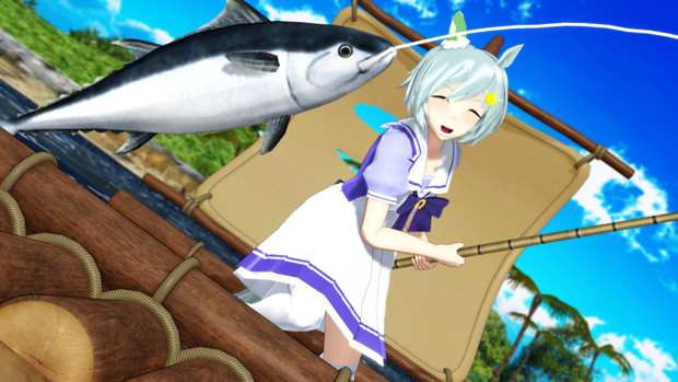 セイウンスカイのイカダ 作ってみた Id さんのイラスト ニコニコ静画 イラスト