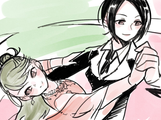 社交ダンス 東郷あい 桐野ｱﾔ ルル ヘイ Yamaten さんのイラスト ニコニコ静画 イラスト
