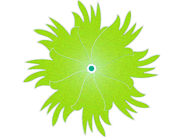 緑色の花 ニコニコ静画 イラスト