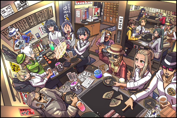 ウマ娘 お好み焼き屋 その3完 坂崎ふれでぃ さんのイラスト ニコニコ静画 イラスト