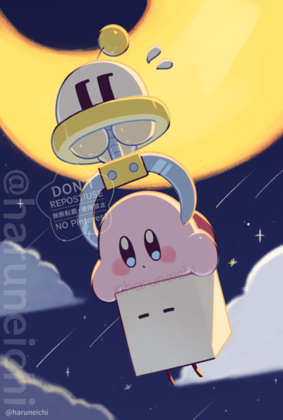 カービィとキュービィとジョブスキー ハルネ さんのイラスト ニコニコ静画 イラスト