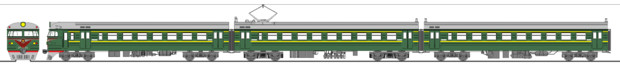 ソ連国鉄ЭР1形電車 / 56kuma さんのイラスト ニコニコ静画 (イラスト)