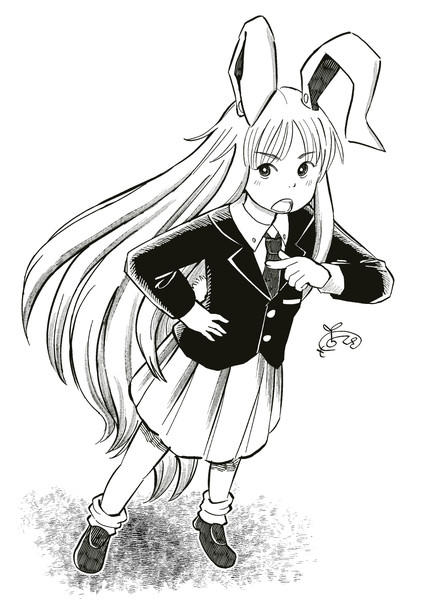 鈴仙モノクロ 千草もちくさ さんのイラスト ニコニコ静画 イラスト