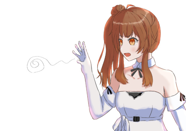 めちゃくちゃ真剣な顔で手から魔法を出そうと頑張るささらちゃん Walkerab さんのイラスト ニコニコ静画 イラスト