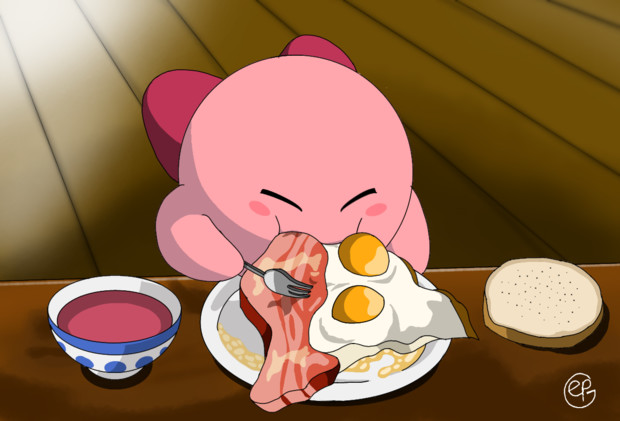 カービィとジブリ飯 イプシロンガンダム さんのイラスト ニコニコ静画 イラスト