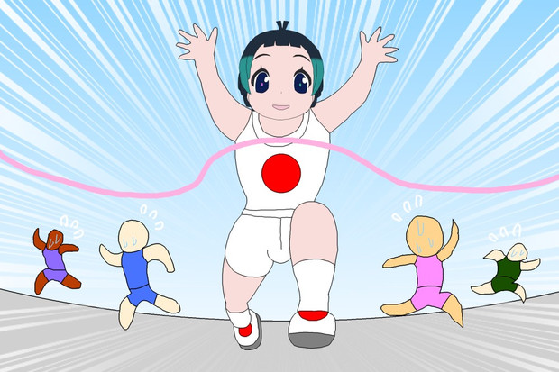 陸上競技者としての才を開花させるキュルルのベース少年 鉄獣２８号 さんのイラスト ニコニコ静画 イラスト