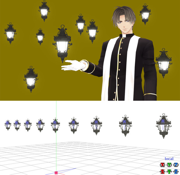Mmdアクセサリ配布 ランタン スイカ さんのイラスト ニコニコ静画 イラスト
