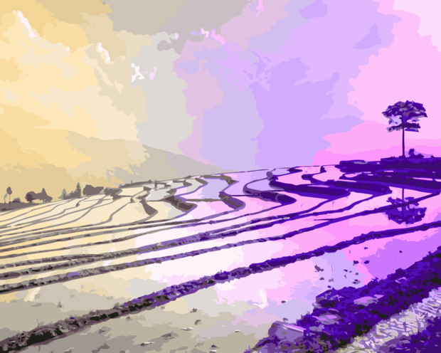 風景画 写真加工 ニコニコ静画 イラスト