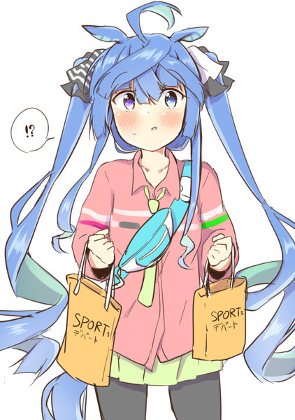 トレーナーとスポーツ用品を買いに来ただけのはずなのに 自分が妙に張り切っていることに気づいターボ あやめりよ さんのイラスト ニコニコ静画 イラスト