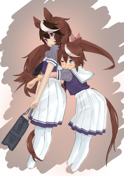 ルドルフとテイオー ちょマン さんのイラスト ニコニコ静画 イラスト