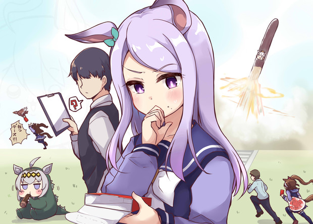 差分 トレーナーさんとポッキーゲームがしたかったマックイーン 空向 そらむこ さんのイラスト ニコニコ静画 イラスト