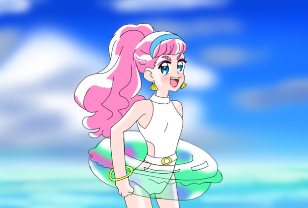 実はあった ２２話のローラの幻の水着姿 トロピカル ジュ プリキュア 絵描きの冒険者katosan さんのイラスト ニコニコ静画 イラスト