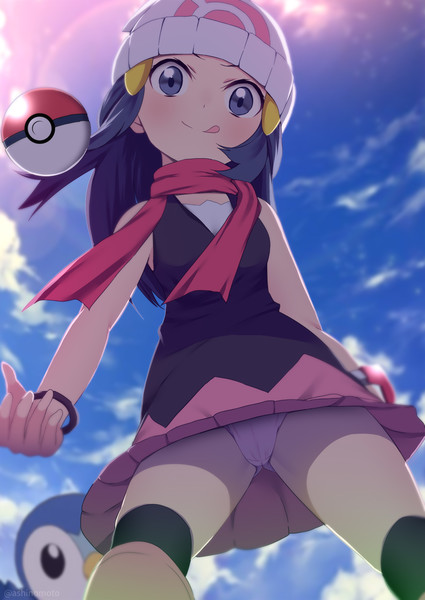 ヒカリに捕獲される寸前の小さいポケモン視点 芦野もと さんのイラスト ニコニコ静画 イラスト