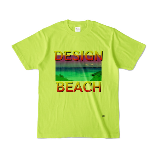 Tシャツ | ライトグリーン | DESIGN_BEACH斬