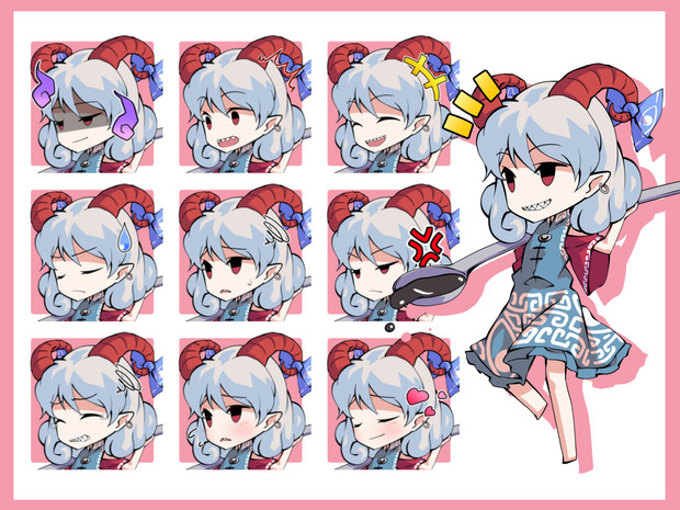 デフォルメ饕餮尤魔立ち絵 アイコン はるか さんのイラスト ニコニコ静画 イラスト