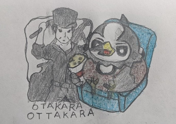 映画鑑賞をするムックル ヨモハマチ 絵の練習 さんのイラスト ニコニコ静画 イラスト