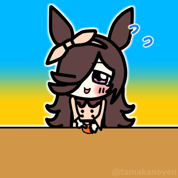 Gifアニメ みかんの皮がむけないライス たまか さんのイラスト ニコニコ静画 イラスト