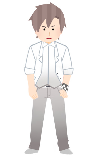 いらすとや風タカハシの立ち絵ですpng まぺん さんのイラスト ニコニコ静画 イラスト