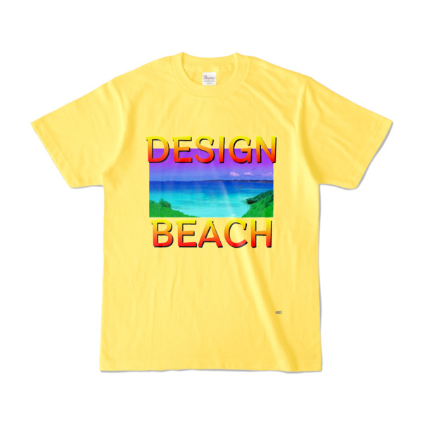 Tシャツ | イエロー | DESIGN_BEACH斬
