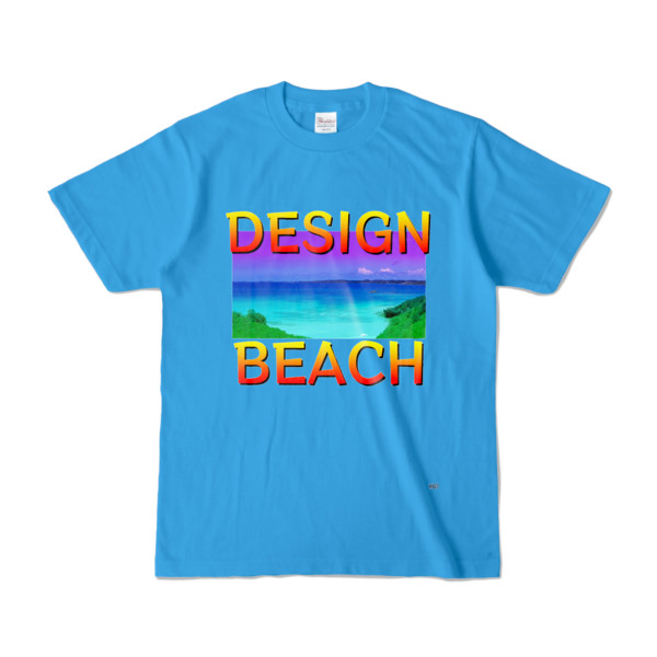 Tシャツ | ターコイズ | DESIGN_BEACH斬