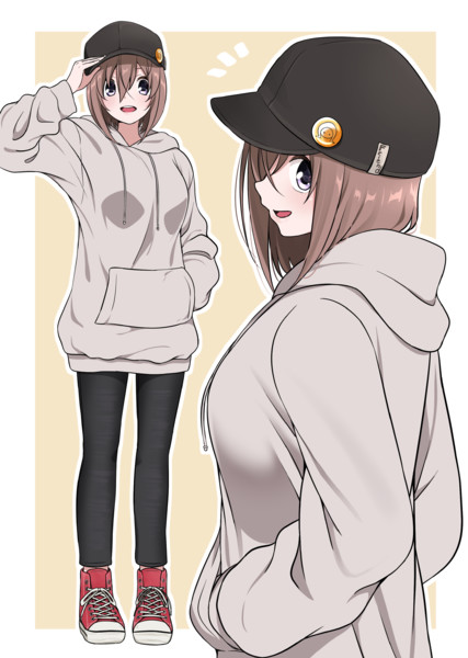 オーバーサイズが好き 碇マナツ さんのイラスト ニコニコ静画 イラスト